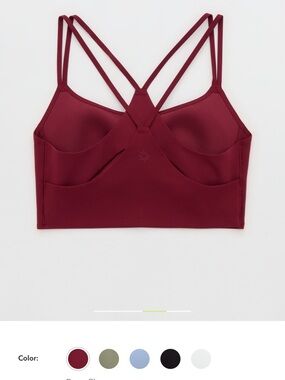 Offline double layer real me extra hold up sports bra - Burgundy
